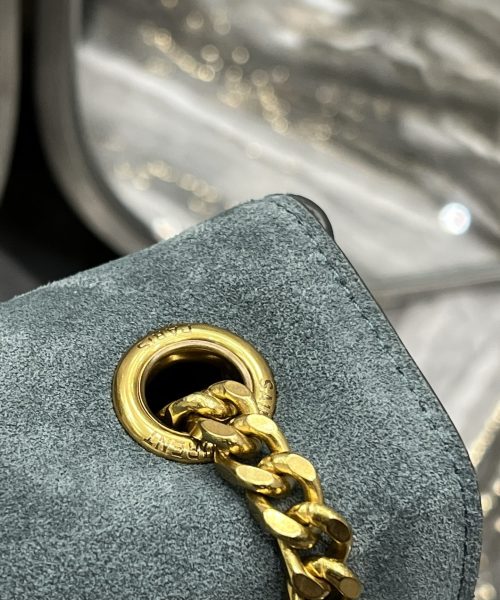 [REP 1:1] Saint Laurent Kate Medium Reversible Chain Bag In Suede With Gold Hardware For Women 11.2in/29cm YSL
