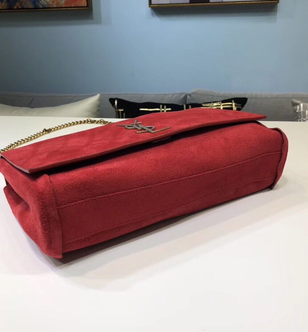[REP 1:1] Saint Laurent Kate Medium Reversible Chain Bag Red For Women 28.5in/11.2cm YSL