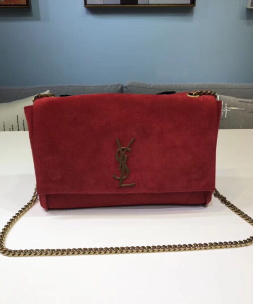 [REP 1:1] Saint Laurent Kate Medium Reversible Chain Bag Red For Women 28.5in/11.2cm YSL