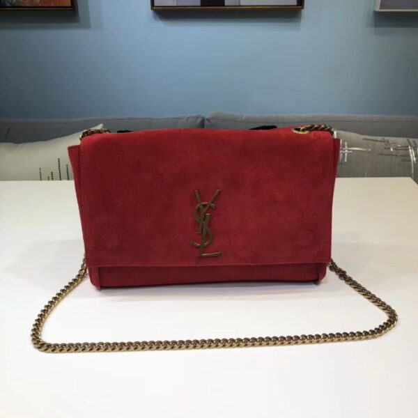 [REP 1:1] Saint Laurent Kate Medium Reversible Chain Bag Red For Women 28.5in/11.2cm YSL