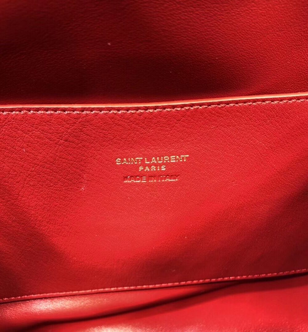 [REP 1:1] Saint Laurent Kate Medium Reversible Chain Bag Red For Women 28.5in/11.2cm YSL