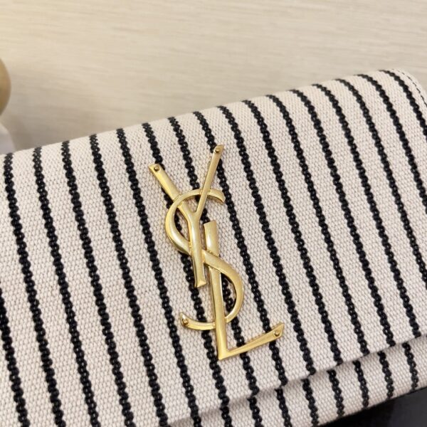 [REP 1:1] Saint Laurent Kate Small Chain Bag In Canvas For Women 7.9in/20cm YSL 469390FAACG9583