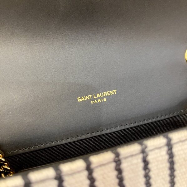 [REP 1:1] Saint Laurent Kate Small Chain Bag In Canvas For Women 7.9in/20cm YSL 469390FAACG9583
