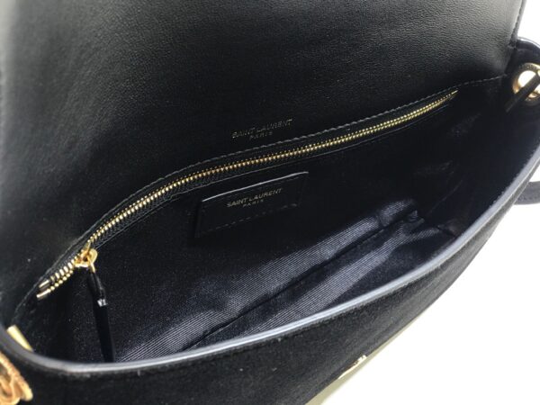[REP 1:1] Saint Laurent Kate Tassel Small Shoulder Bag Black For Women 10.2in/26cm YSL 6042760UD7W1011