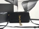 [REP 1:1] Saint Laurent Kate Tassel Small Shoulder Bag Black For Women 10.2in/26cm YSL 6042760UD7W1011