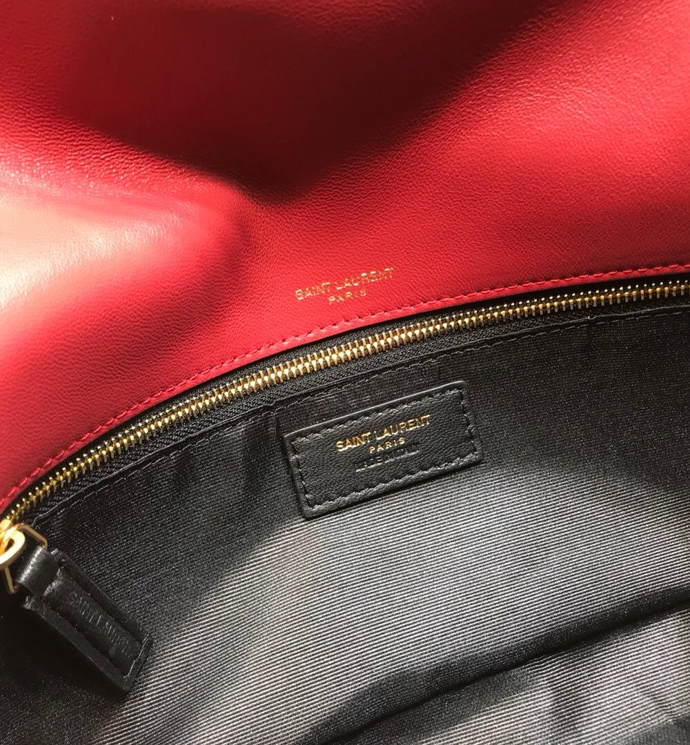[REP 1:1] Saint Laurent Kate Tassel Small Shoulder Bag Red For Women 10.2in/26cm YSL