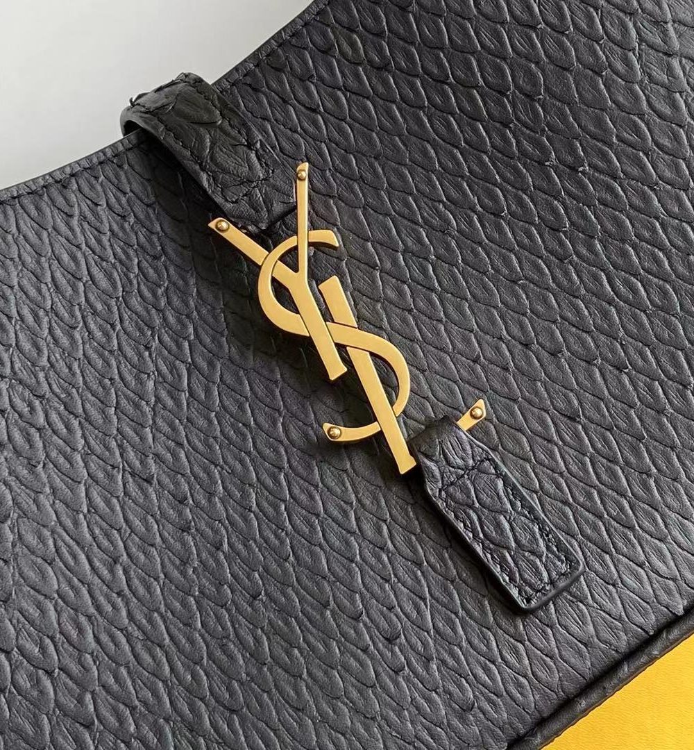 [REP 1:1] Saint Laurent LE 5 À 7 Hobo Bag Black Material For Women 9in/23cm YSL 657228EAAAU1000