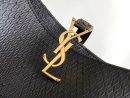 [REP 1:1] Saint Laurent LE 5 À 7 Hobo Bag Black Material For Women 9in/23cm YSL 657228EAAAU1000