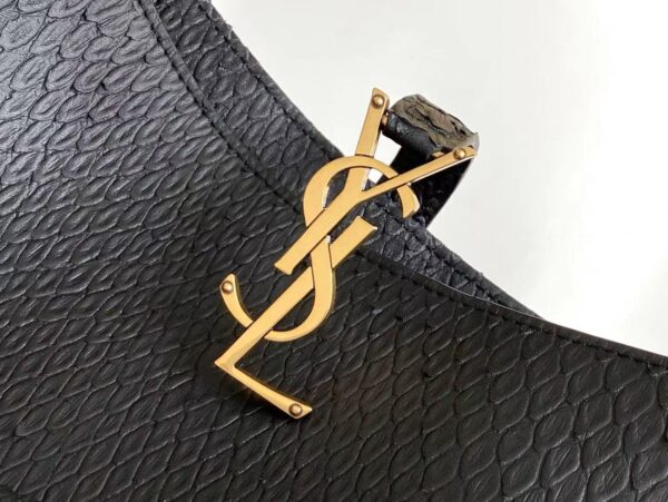 [REP 1:1] Saint Laurent LE 5 À 7 Hobo Bag Black Material For Women 9in/23cm YSL 657228EAAAU1000