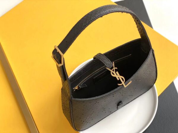 [REP 1:1] Saint Laurent LE 5 À 7 Hobo Bag Black Material For Women 9in/23cm YSL 657228EAAAU1000