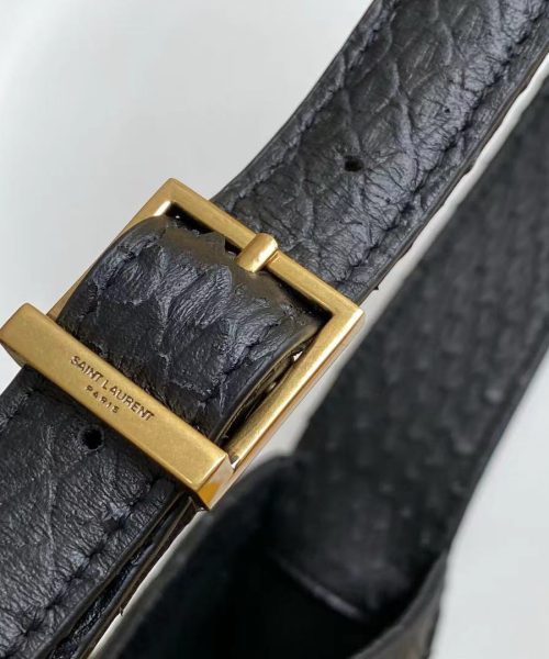 [REP 1:1] Saint Laurent LE 5 À 7 Hobo Bag Black Material For Women 9in/23cm YSL 657228EAAAU1000