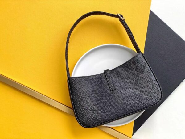 [REP 1:1] Saint Laurent LE 5 À 7 Hobo Bag Black Material For Women 9in/23cm YSL 657228EAAAU1000