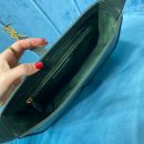 [REP 1:1] Saint Laurent Le 5 À 7 Hobo Bag In Crocodile Embossed Shiny Dark Green For Women 9in/23cm YSL 657228DZE0W3045
