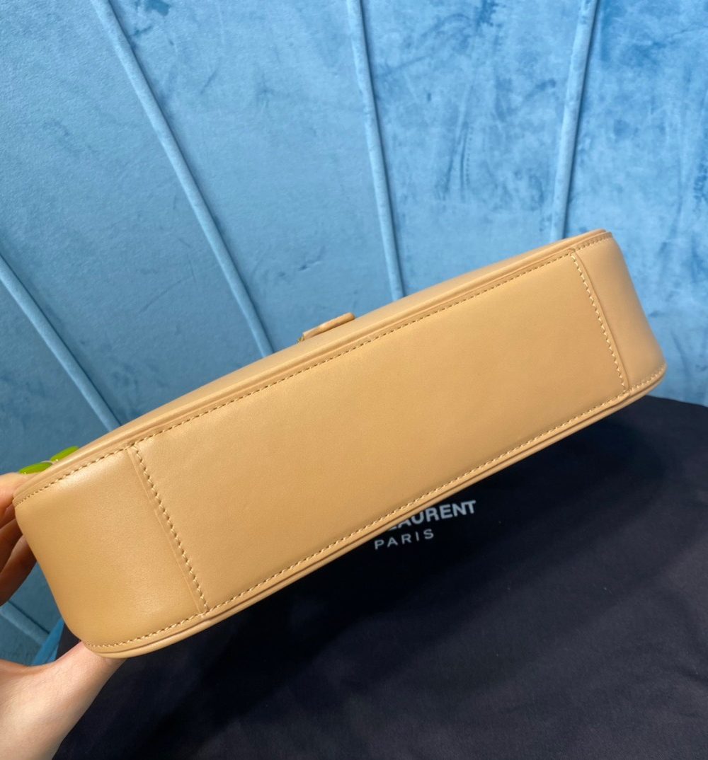 [REP 1:1] Saint Laurent Le 5 À 7 Hobo Bag In Smooth Beige For Women 9in/23cm YSL  6572282R20W9832