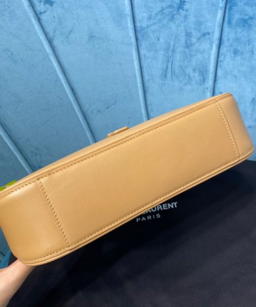 [REP 1:1] Saint Laurent Le 5 À 7 Hobo Bag In Smooth Beige For Women 9in/23cm YSL  6572282R20W9832
