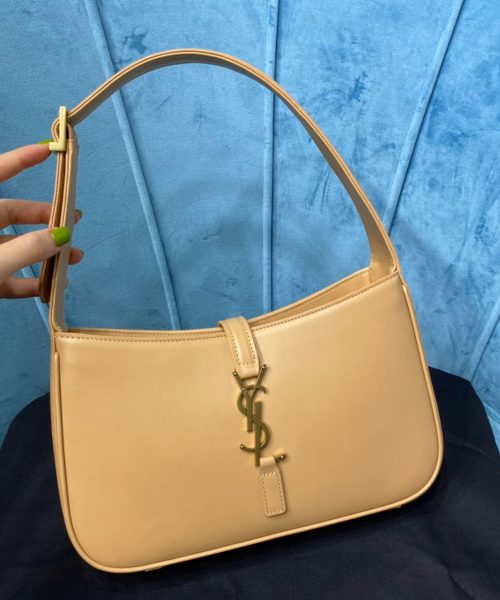 [REP 1:1] Saint Laurent Le 5 À 7 Hobo Bag In Smooth Beige For Women 9in/23cm YSL  6572282R20W9832