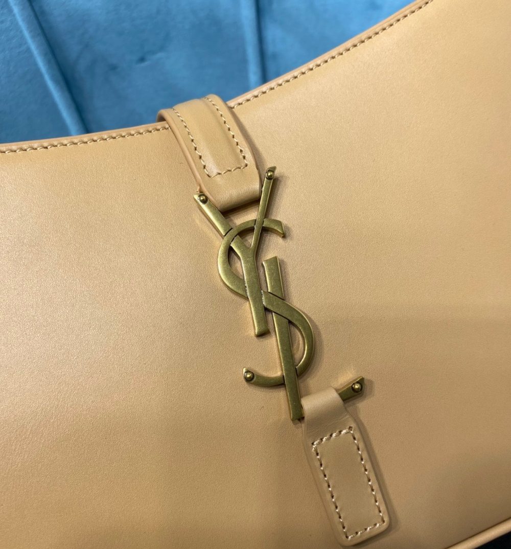 [REP 1:1] Saint Laurent Le 5 À 7 Hobo Bag In Smooth Beige For Women 9in/23cm YSL  6572282R20W9832