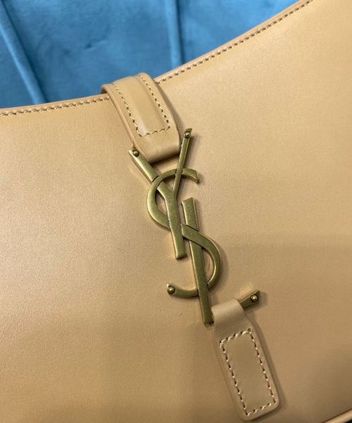 [REP 1:1] Saint Laurent Le 5 À 7 Hobo Bag In Smooth Beige For Women 9in/23cm YSL  6572282R20W9832