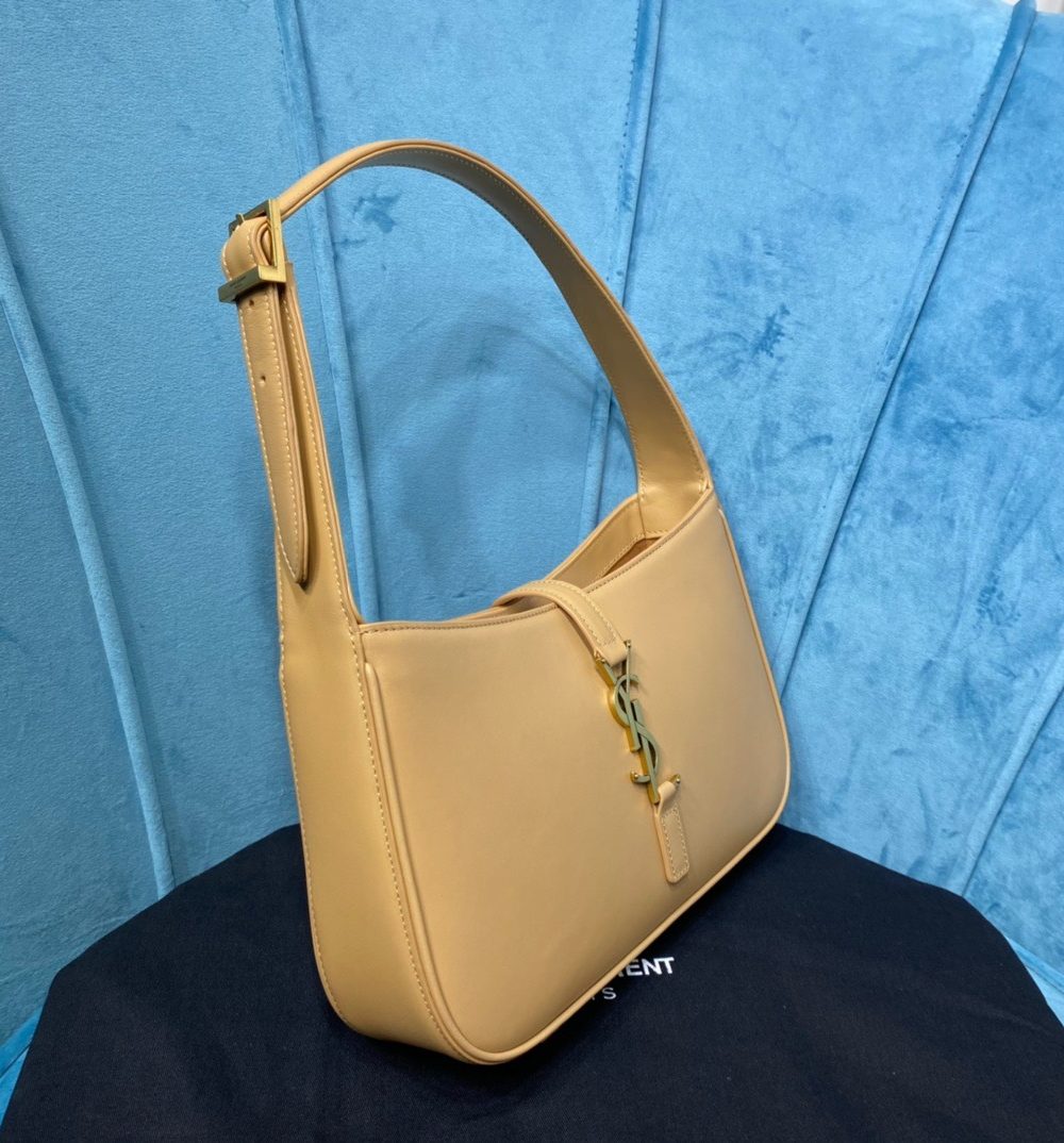 [REP 1:1] Saint Laurent Le 5 À 7 Hobo Bag In Smooth Beige For Women 9in/23cm YSL  6572282R20W9832