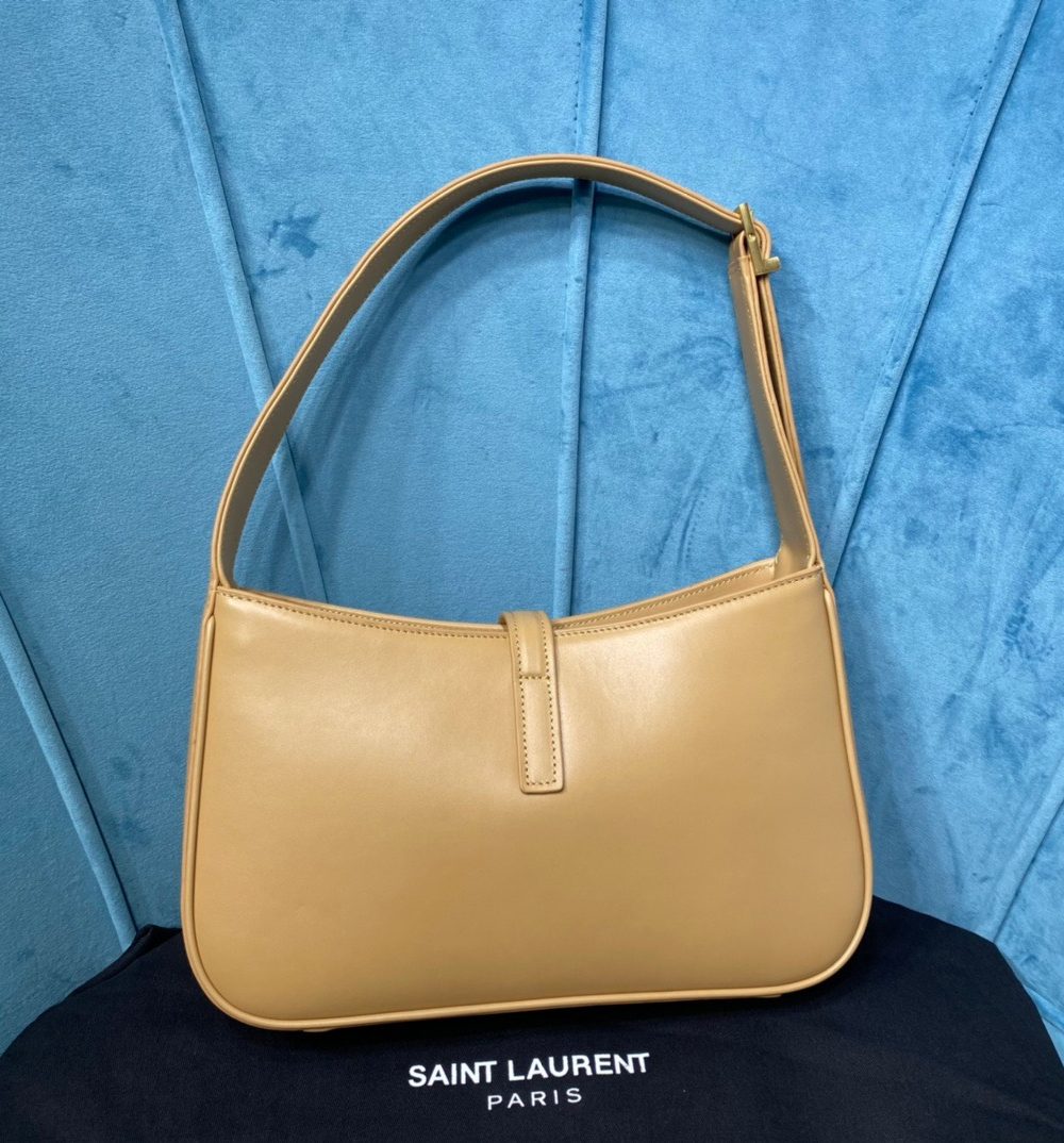 [REP 1:1] Saint Laurent Le 5 À 7 Hobo Bag In Smooth Beige For Women 9in/23cm YSL  6572282R20W9832