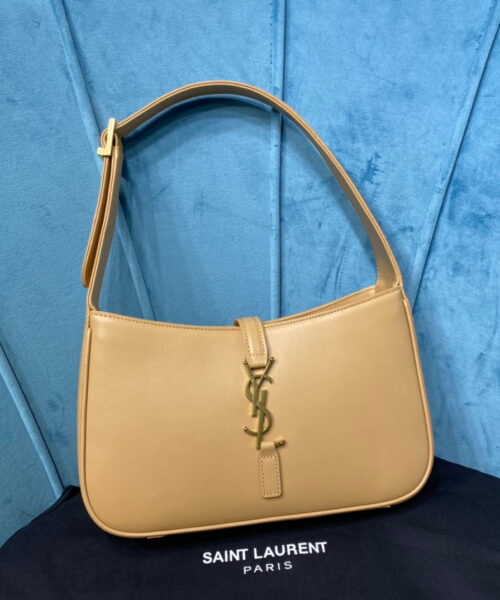 [REP 1:1] Saint Laurent Le 5 À 7 Hobo Bag In Smooth Beige For Women 9in/23cm YSL  6572282R20W9832
