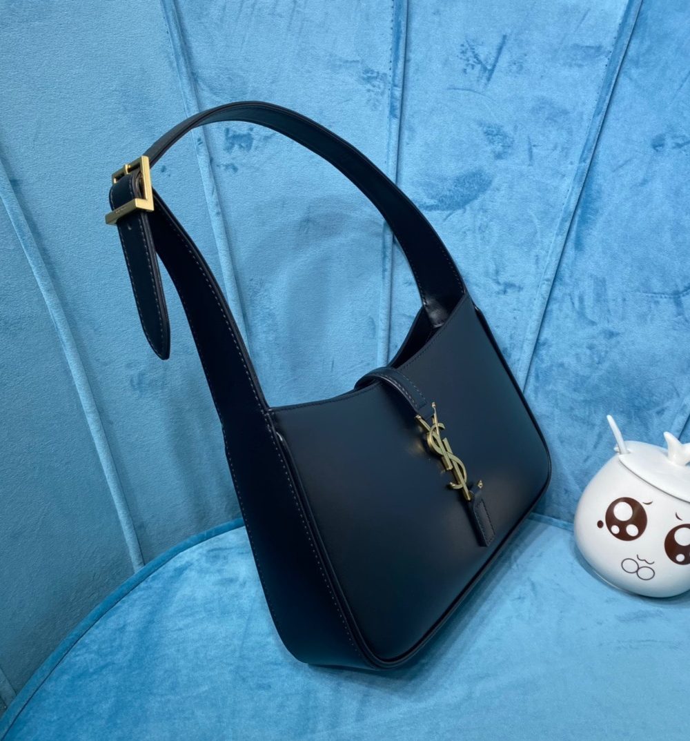 [REP 1:1] Saint Laurent Le 5 À 7 Hobo Bag In Smooth Black For Women 9in/23cm YSL 6572282R20W1000