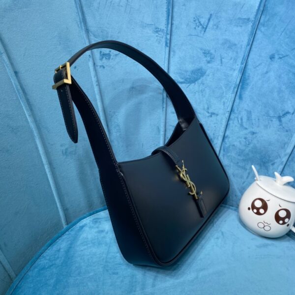 [REP 1:1] Saint Laurent Le 5 À 7 Hobo Bag In Smooth Black For Women 9in/23cm YSL 6572282R20W1000