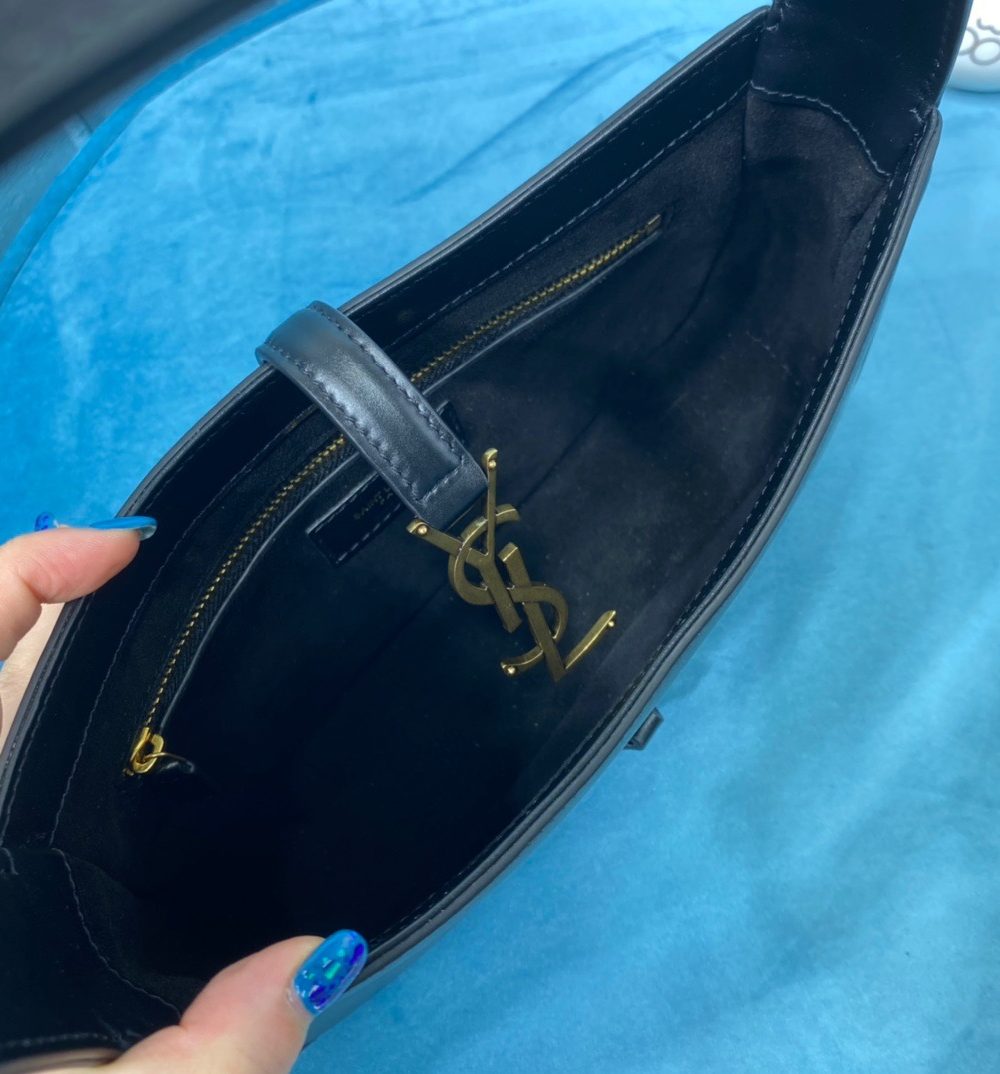 [REP 1:1] Saint Laurent Le 5 À 7 Hobo Bag In Smooth Black For Women 9in/23cm YSL 6572282R20W1000