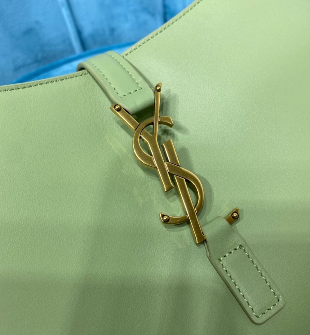 [REP 1:1] Saint Laurent Le 5 À 7 Hobo Bag In Smooth Light Green For Women 9in/23cm YSL 6572282R20W3316