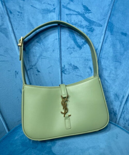 [REP 1:1] Saint Laurent Le 5 À 7 Hobo Bag In Smooth Light Green For Women 9in/23cm YSL 6572282R20W3316