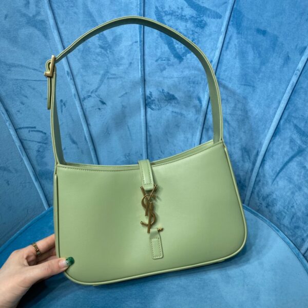 [REP 1:1] Saint Laurent Le 5 À 7 Hobo Bag In Smooth Light Green For Women 9in/23cm YSL 6572282R20W3316