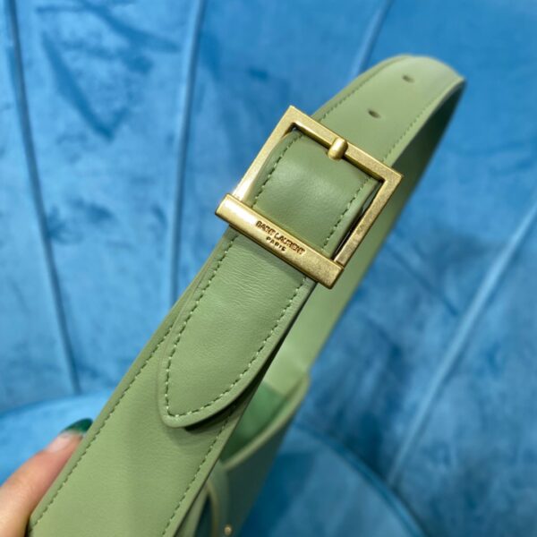 [REP 1:1] Saint Laurent Le 5 À 7 Hobo Bag In Smooth Light Green For Women 9in/23cm YSL 6572282R20W3316