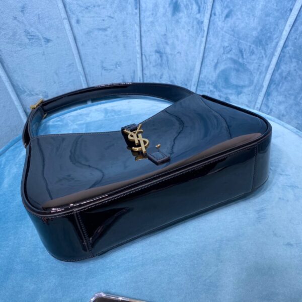 [REP 1:1] Saint Laurent Le 5 À 7 Hobo Bag In Smooth Noir For Women 9in/23cm YSL 6572280UF0W1000