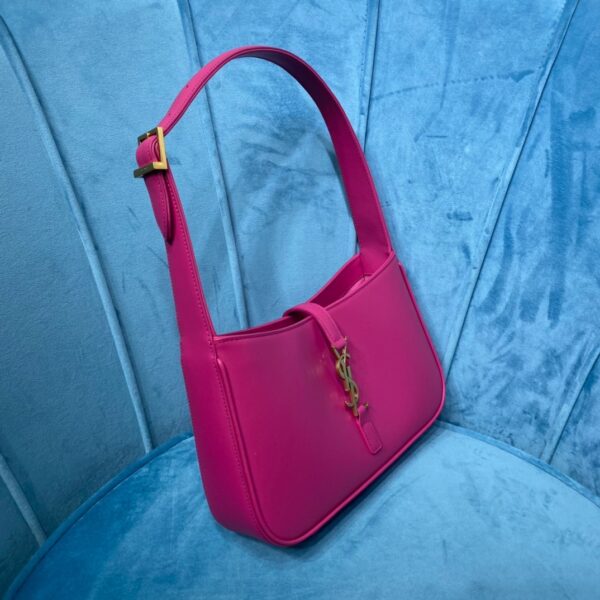 [REP 1:1] Saint Laurent Le 5 À 7 Hobo Bag In Smooth Pink For Women 9in/23cm YSL 6572282R20W5623