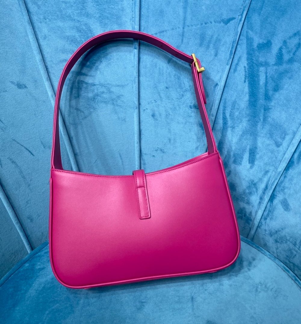 [REP 1:1] Saint Laurent Le 5 À 7 Hobo Bag In Smooth Pink For Women 9in/23cm YSL 6572282R20W5623