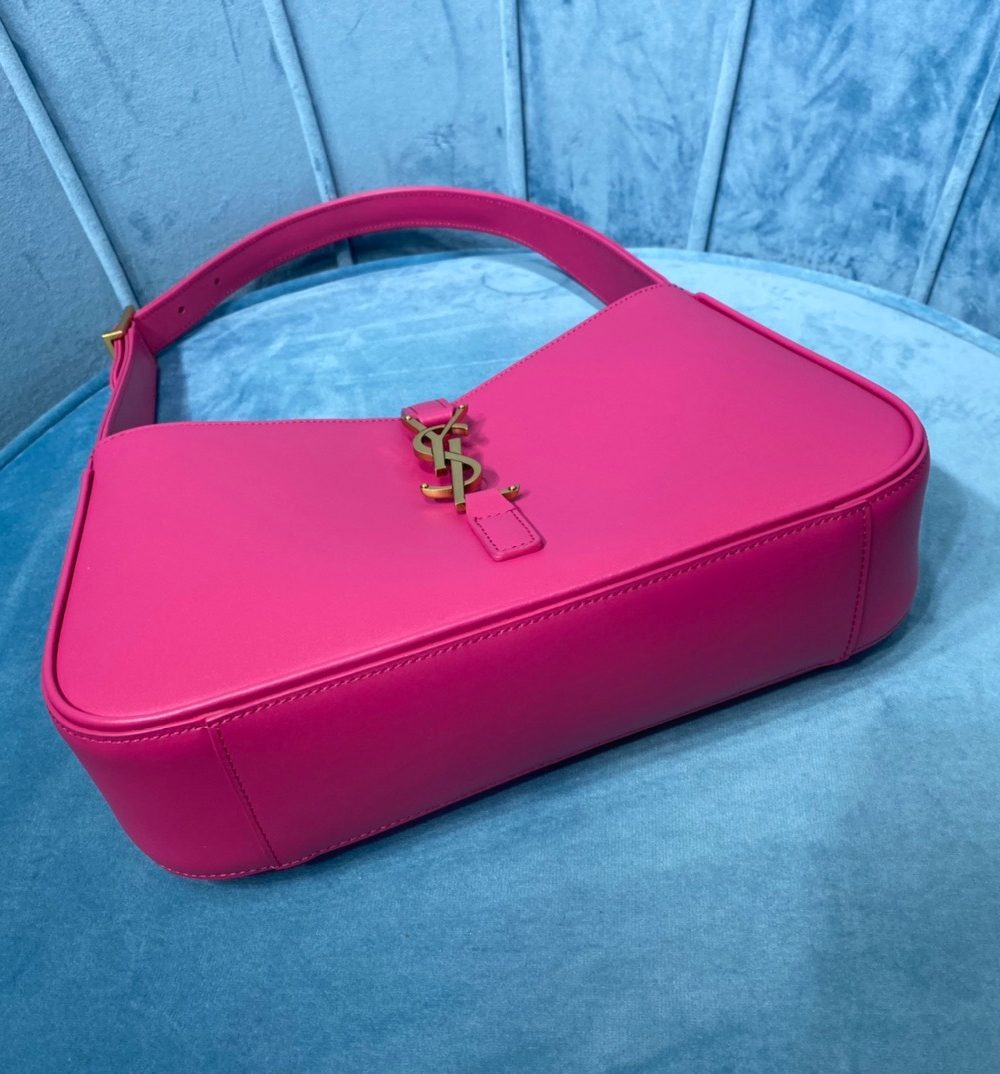 [REP 1:1] Saint Laurent Le 5 À 7 Hobo Bag In Smooth Pink For Women 9in/23cm YSL 6572282R20W5623