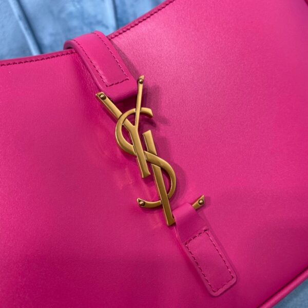 [REP 1:1] Saint Laurent Le 5 À 7 Hobo Bag In Smooth Pink For Women 9in/23cm YSL 6572282R20W5623