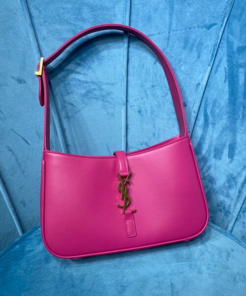 [REP 1:1] Saint Laurent Le 5 À 7 Hobo Bag In Smooth Pink For Women 9in/23cm YSL 6572282R20W5623