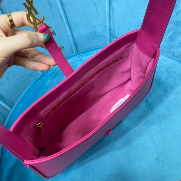 [REP 1:1] Saint Laurent Le 5 À 7 Hobo Bag In Smooth Pink For Women 9in/23cm YSL 6572282R20W5623
