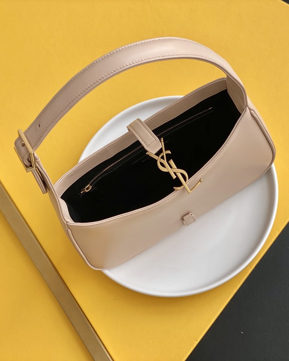 [REP 1:1] Saint Laurent LE 5 À 7 Hobo Bag Light Ivoire For Women 9in/23cm YSL