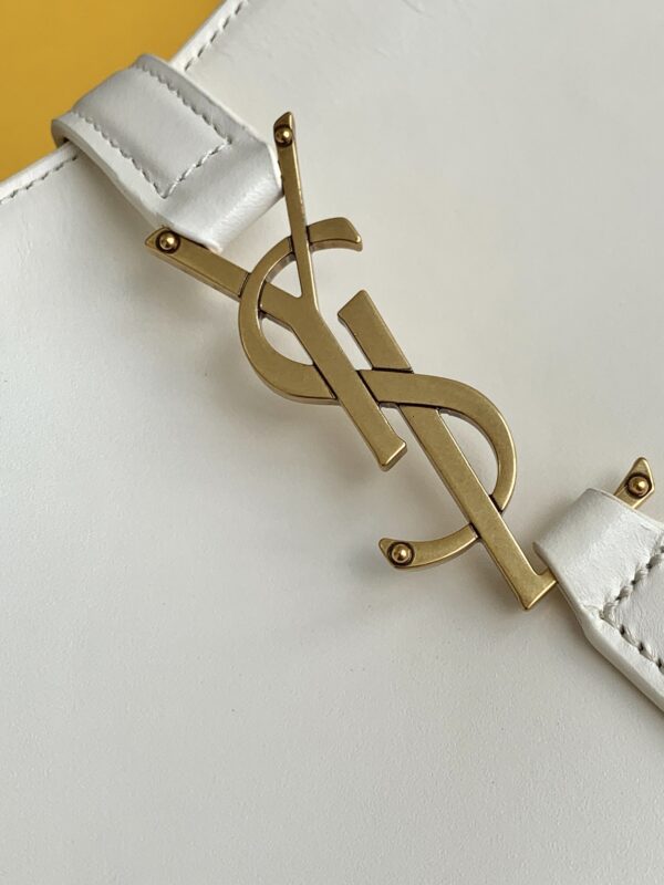 [REP 1:1] Saint Laurent LE 5 À 7 Hobo Bag White Material For Women 9in/23cm YSL 6572282R20W9207