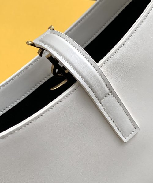 [REP 1:1] Saint Laurent LE 5 À 7 Hobo Bag White Material For Women 9in/23cm YSL 6572282R20W9207