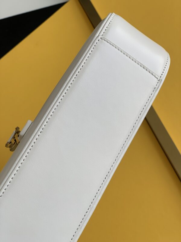 [REP 1:1] Saint Laurent LE 5 À 7 Hobo Bag White Material For Women 9in/23cm YSL 6572282R20W9207
