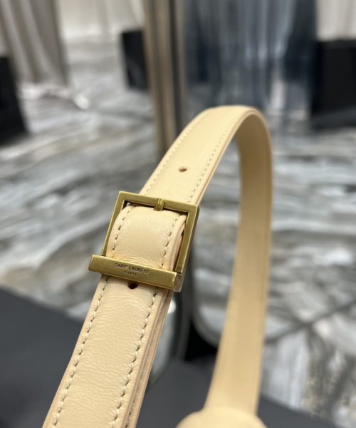 [REP 1:1] Saint Laurent Le 57 Hobo Shoulder Bag Beige For Women, Women's Bags 9.8in/25cm YSL