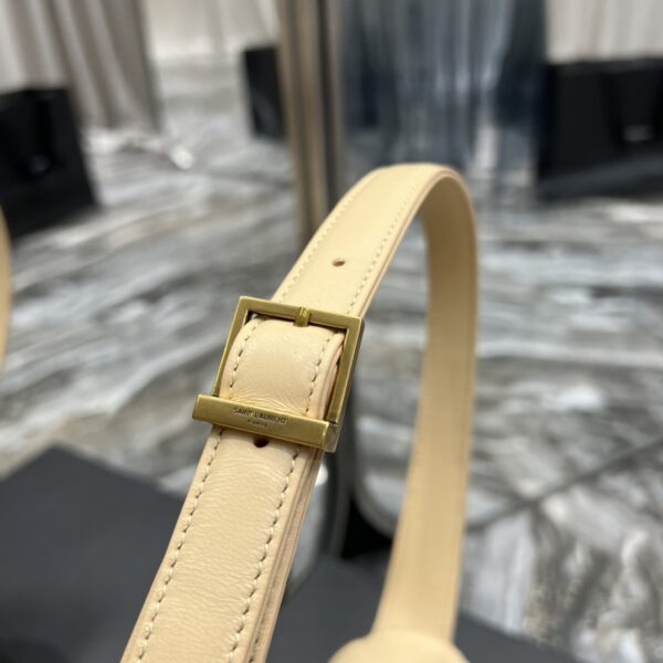 [REP 1:1] Saint Laurent Le 57 Hobo Shoulder Bag Beige For Women, Women's Bags 9.8in/25cm YSL