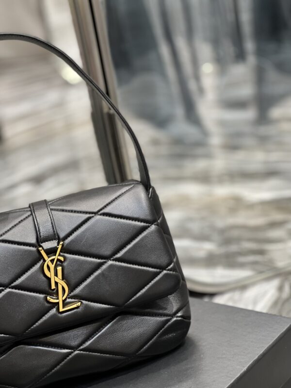 [REP 1:1] Saint Laurent Le 57 Hobo Shoulder Bag Black For Women, Women's Bags 9.8in/25cm YSL 698567AAAO01000