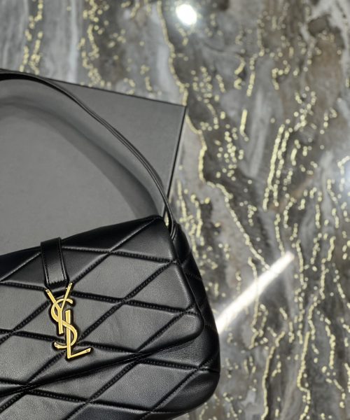 [REP 1:1] Saint Laurent Le 57 Hobo Shoulder Bag Black For Women, Women's Bags 9.8in/25cm YSL 698567AAAO01000