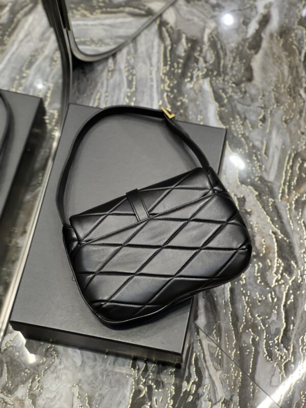 [REP 1:1] Saint Laurent Le 57 Hobo Shoulder Bag Black For Women, Women's Bags 9.8in/25cm YSL 698567AAAO01000