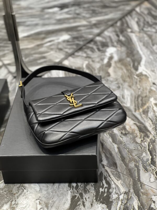 [REP 1:1] Saint Laurent Le 57 Hobo Shoulder Bag Black For Women, Women's Bags 9.8in/25cm YSL 698567AAAO01000