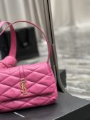 [REP 1:1] Saint Laurent Le 57 Hobo Shoulder Bag Pink For Women, Women's Bags 9.8in/25cm YSL 698567AAAO05623